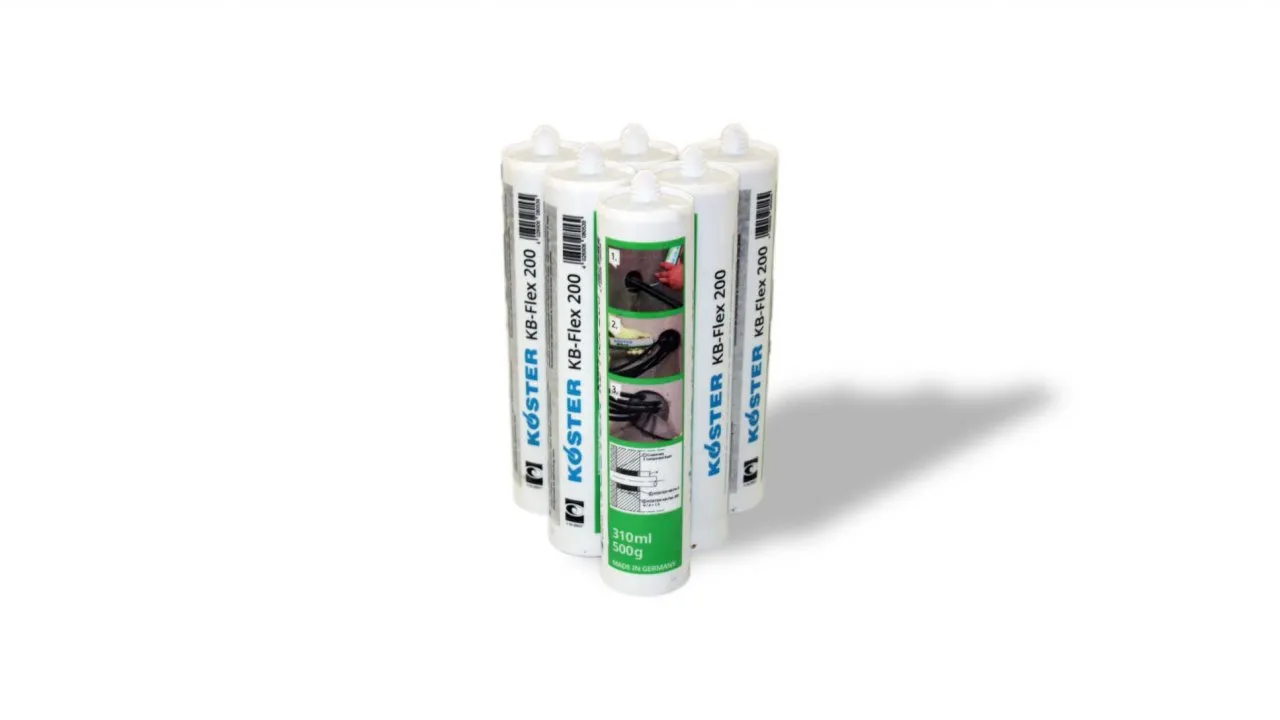  KÖSTER KB-Flex 200 / 310 ML Kablo ve Boru Geçişlerinin Su Yalıtımı için Mastik